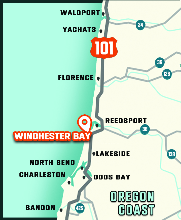 Winchester Bay Map